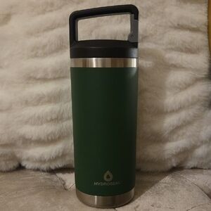 Hydroseal 16oz Green Stainless Steel Double Wall Vacuum Insul. Bottle W/lid